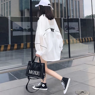 Áo khoác chống nắng mỏng dành cho nữ phong cách Hàn Quốc Thời trang mới Size lớn Áo khoác chống tia cực tím nhỏ