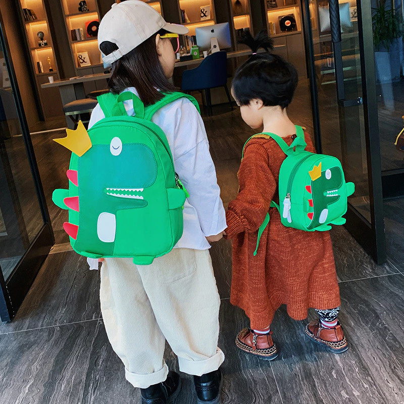 Mới Mẫu Giáo Cho Bé schoolbag Trẻ Em Hoạt Hình Túi Khủng Long Dễ Thương schoolbag Trẻ Em Vai Ba Lô