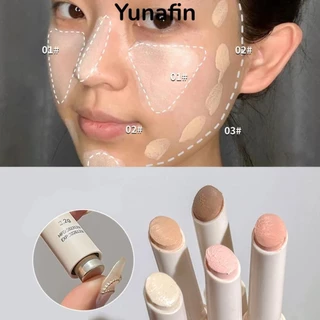 Yunafin Bút trang điểm che khuyết điểm, Bút che khuyết điểm chống thấm nước mờ, Bảo hiểm toàn diện 5 màu Kem nền mỹ phẩm mặt