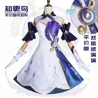 Honkai Star Rail Robin cosplay Costume high-end Game Clothing wig shoes for Women