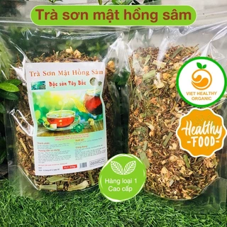 (Loại chuẩn) Trà Sơn Mật Hồng Sâm Tây Bắc Thanh Nhiệt Giải Độc Gan 500g ,bổ thận, lợi tiểu, thải độc,Giảm cân