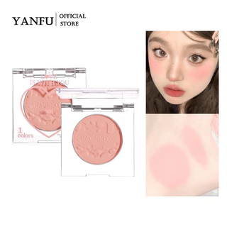 Mỹ phẩm Monochrome Rosy Blush Pink Cheekbones Trang điểm màu hồng chống thấm nước lâu trôi