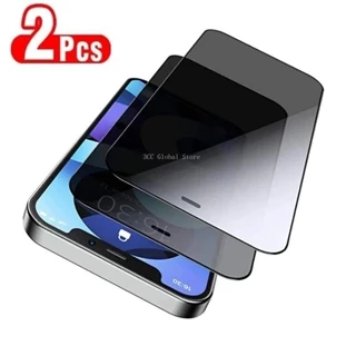 Iphone12 12Pro 12ProMax 12Mini 1-2 Cái 999D Chống Gián Điệp Riêng Tư Cạnh Đen Kính Cường Lực Phim Cho iPhone 12 Pro Max Mini Chống Trầy Xước Bảo Vệ Màn Hình Điện Thoại HD Trong Suốt Kính Phim