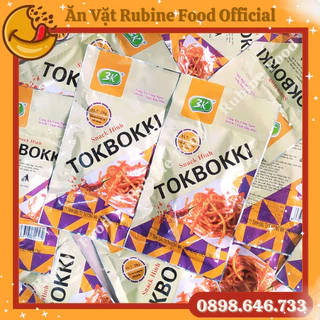 Snack tokboki cay ahihi, đồ ăn vặt cổng trường