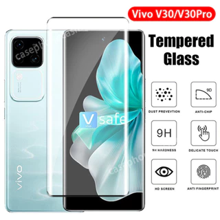 Dành Cho VIVO V30 Pro V 30 V30Pro 5G 2024 Bảo Vệ Màn Hình Cong Chống Trầy Xước Độ Cứng 9H Chống Trầy Xước Full Cover Kính Cường Lực HD Clear View Phim Bảo Vệ