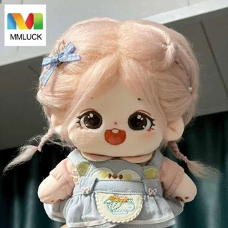 Mmluck 10 Chân Tóc Búp Bê Cotton, Kẹp Tóc Giả Búp Bê Nơ Mini, Kẹp Tóc Mini Dễ Thương Nhỏ DIY Búp Bê Kẹp Tóc Phụ Kiện Trẻ Em Quà Tặng