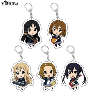 Móc khoá Cute K-ON! Anime Hirasawa Yui Mio Tainaka Ritsu Kotobuki Tsumugi Nakano Azusa Phụ Kiện Trang Trí Balo Túi xách