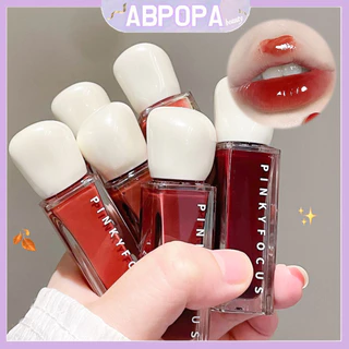 Abpopa Beauty HỒNG FOCUS Gương Sắc Tố Trong Suốt Lip Glaze Dễ Dàng Áp Dụng Cho Môi Ba Chiều ​