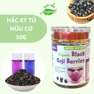 Hắc Kỷ Tử Hữu Cơ 50gr Green Nature Organic Black Goji Berries