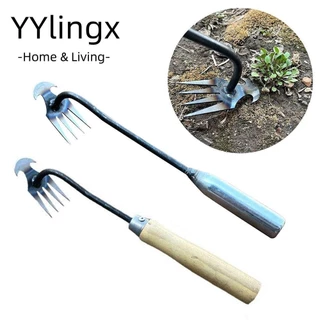 YYlingx Dụng cụ làm cỏ nhổ rễ Móng vuốt thép rèn Weed Puller