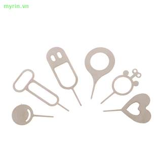 Myrin 10 Chiếc Pick-up Pin Đa Năng Điện Thoại Di Động Khay Mở Cho IP 13 Xiaomi Samsung Huawei Eject Sim Card Ejector Tool VN