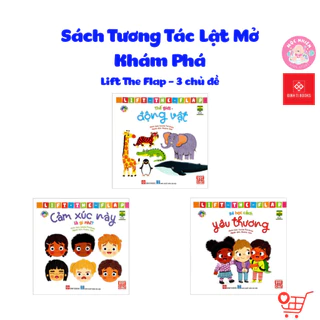 Sách Tương Tác Lật Mở Khám Phá - Lift The Flap (Cho bé từ 2 - 6 tuổi) - Đinh Tị Books