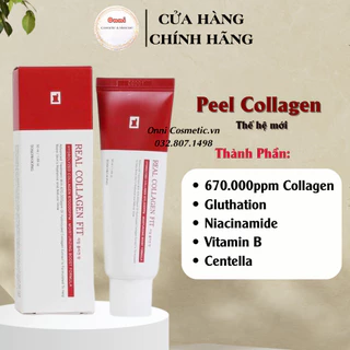 Peel Collagen Fit nano làm trắng, căng bóng, trẻ hoá làn da Tosowoong 50g