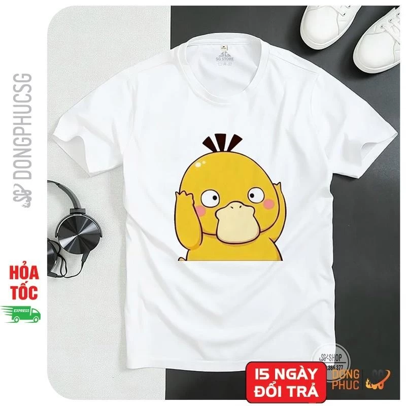 Áo thun con vịt vàng hottrend độc đáo phong unisex nam nữ thun dày dặn ACVV DONGPHUCSG