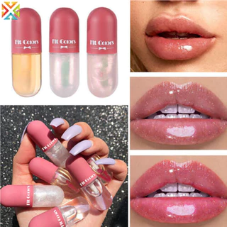 Fit Colors Mini Capsule Lip Gloss Dưỡng ẩm trong suốt Thuốc đổi màu Lip Plumping Gloss Oil