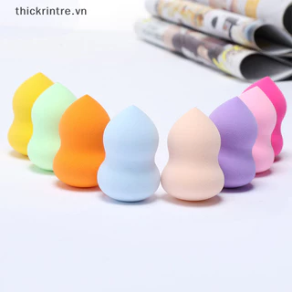 Thi Non-latex Powder Puff Water Drop Gourd Oblique Cut Powder Puff Face Wash Cotton Pad Trang Điểm Trứng Trang Điểm VN