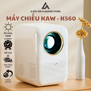 Máy chiếu mini KAW K560 kết nối wifi, bluetooth, thiết kế nhỏ gọn, siêu nét, bảo hành 12 tháng