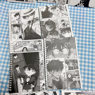 Sổ lò xo size A5 anime Nhật Bản 120 trang Conan, Hanaco Chiuly C213