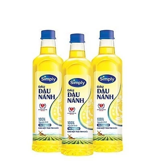 Dầu ăn simply 1 Lít, meizan, neptune 1 lít