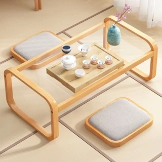 『E-East』Nhật Bản tatami bàn trà phòng khách nhỏ bàn cà phê tre phòng ngủ bàn ngồi