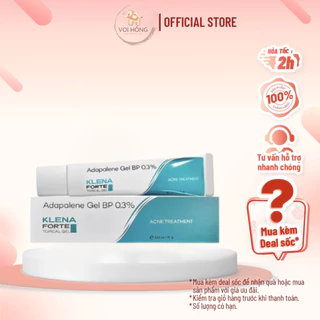 Gel mụn Klena Forte 0.3%, hỗ trợ giảm mụn mờ thâm hiệu quả - Voi Hồng Cosmetics