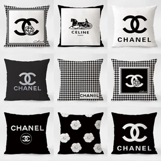 Little Chanel Phòng khách Gối Sofa In Cover Gối Xe Eo Cushion Coreless