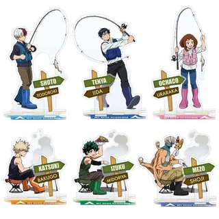 Mô hình Standee My Hero Academia Học viện anh hùng Bakugo Midoriya Shouto a07 Phụ kiện trang trí để bàn góc học tập