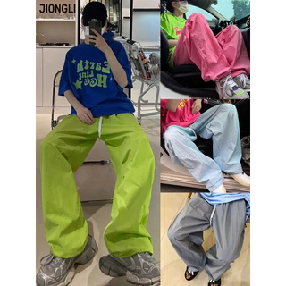 JIONGLI quần ống rộng Quần Túi Hộp Độc đáo cozy fashionable New Style WFK2440FHH 15Z240410