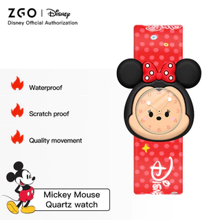 【4 Day Guaranteed Deliver】Đồng hồ Trẻ em ZGOx Disney Chống Nước Hoạt hình Dễ thương 301