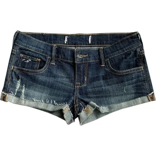 Quần Short Denim Mùa Hè Nữ Hipster Rốn Mở Rộng Co Giãn Skinny Giảm Béo Vỏ Gợi Cảm Thiên Niên Kỷ Nóng Cô Gái Uốn Quần Nóng