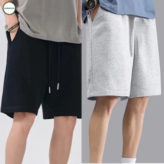 New Coming~Shorts No Elasticity Oversize Polyester Running Beach Pants Solid Color#Home Essentialses