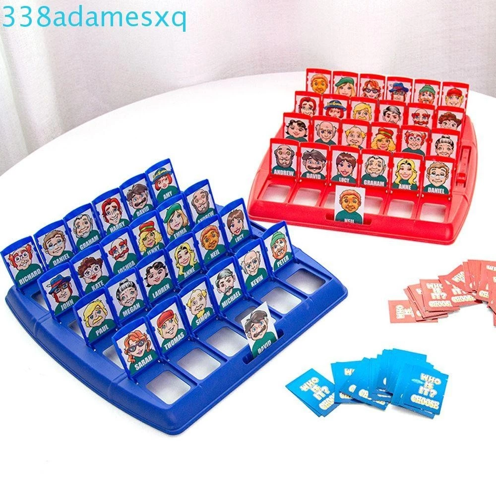 Adamesxqb Who Is It Board Game Giáo dục Máy tính để bàn Cha mẹ và con cái Tương tác Đảng Cờ vua và Thẻ Đồ chơi xếp hình giải trí