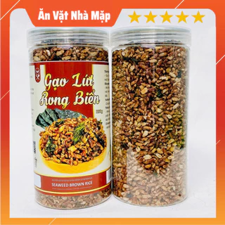 Gạo Lứt Sấy Rong Biển Organic - Ăn Chay Được Hũ 350g