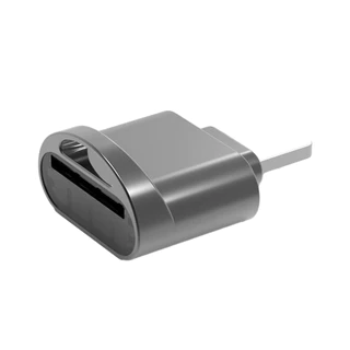 Đầu đọc thẻ Tf Plug and Play Đầu đọc thẻ Tf tốc độ cao cho Iphone Cắm và chạy Bộ chuyển đổi thẻ nhớ Truyền dữ liệu nhanh Hợp kim kẽm Xây dựng sự lựa chọn của người mua Đông Nam Á