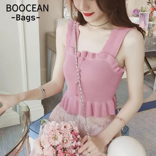 Áo Vest dây đeo, Áo khoác ngoài không tay gợi cảm, Bán chạy Áo khoác ngoài thoáng khí dệt kim Áo Crop top nữ