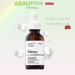 The Ordinary Tinh Chất Làm Mờ Vết Sẹo Mụn Và Vết Thâm - Ascorbic Acid 8% + Alpha Arbutin 2% 30ml chính hãng