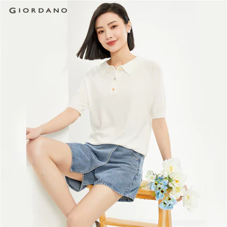 GIORDANO WOMEN Rainbow buttons raglan sleeve sweater 05354304