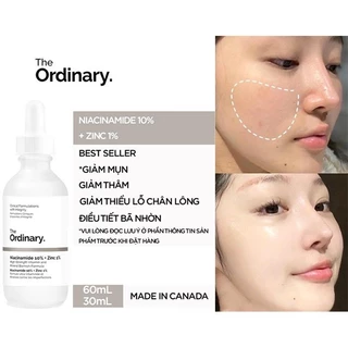 TINH CHẤT SERUM THE ORDINARY NIACINAMIDE 10% + ZINC 1%,