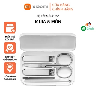 Bộ dụng cụ chăm sóc, cắt móng tay Xiaomi Mijia 5 món, thép không gỉ