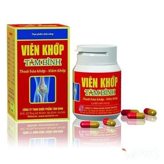 [HAPUPHARMACY] Viên Khớp Tâm Bình (60 viên) - Amipharma