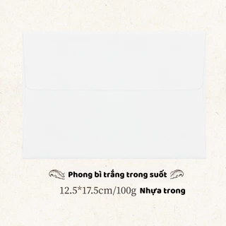 Phong bì đựng thiệp,để bao thư, thiệp lời chúc họa tiết độc đáo, mẫu kraft, bao thư trong suốt đặc biệt