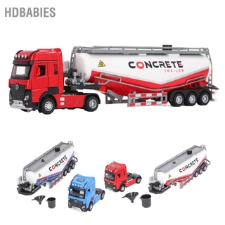 HDbabies Mô hình xe bơm bê tông hợp kim tỷ lệ 1:32 xây dựng mô phỏng cao với chức năng phun nước