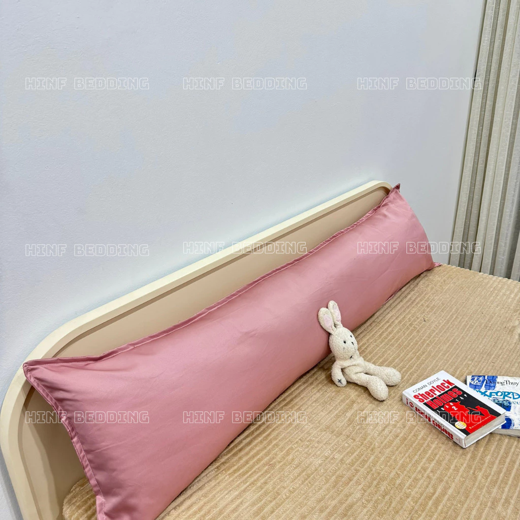 Gối Dài ,Gối Tựa Đầu Giường Vải Lụa Lạnh Phong Cách Bắc Âu Cao Cấp Sử dụng đa năng có thể gối đầu ,dựa lưng,ôm ,gác chân