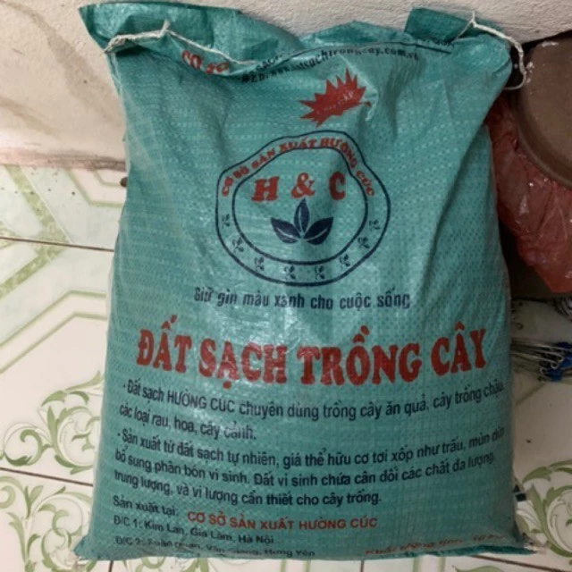 Đất sạch trồng rau, hoa,cây cảnh (10kg/ bao) - lẻ 5kg