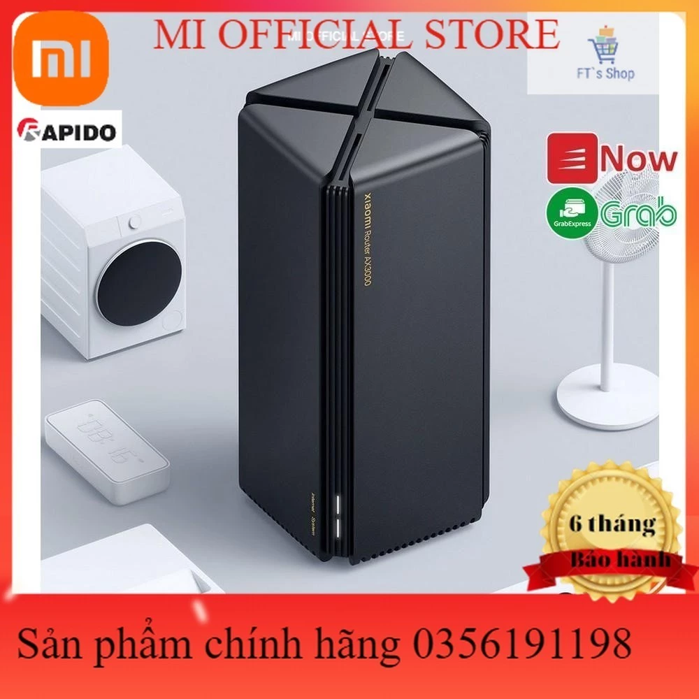 Bộ phát Wifi Router Xiaomi AX3000 RA82 Mesh Routers Wifi6 2.4G 5.0 GHz Full Gigabit 5G - FT Shop