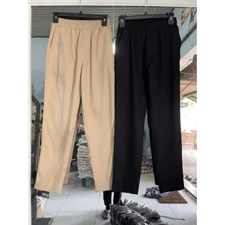 Quần Baggy Nam Nữ Kaki Ống Suông Basic Unisex