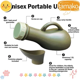 Bình nước tiểu cầm tay TAMAKO Unisex Pee Tool 1000ml Chai hỗ trợ vệ sinh