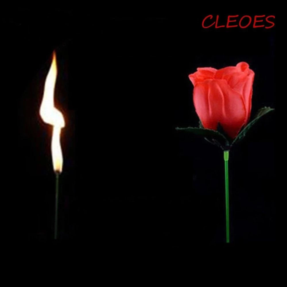 Cleoes Magic Trick Rose Mới Lạ Prank Joke Ngọn Lửa Xuất Hiện Hoa Ảo Thuật Ảo Thuật Thần Bí Lửa Đạo Cụ Ma Thuật Thay Đổi Hoa Hồng Ma Thuật