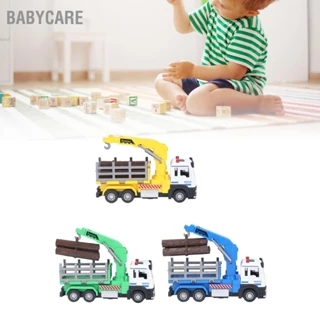 Babycare Đồ chơi xe tải khai thác gỗ 1:32 Mô hình có hiệu ứng nhạc nhẹ cho trẻ 6 tuổi trở lên