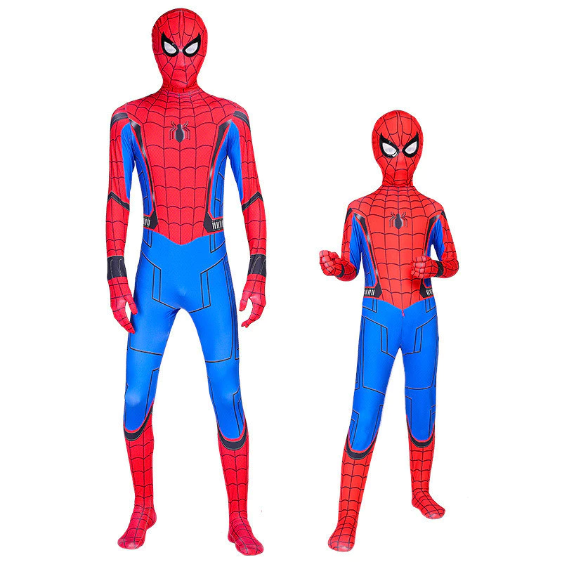 Iron Spider Cosplay Tuyệt Vời Người Nhện Cậu Bé Trang Phục Halloween Peter Parker Zentai Phù Hợp Với Siêu Anh Hùng Bodysuit